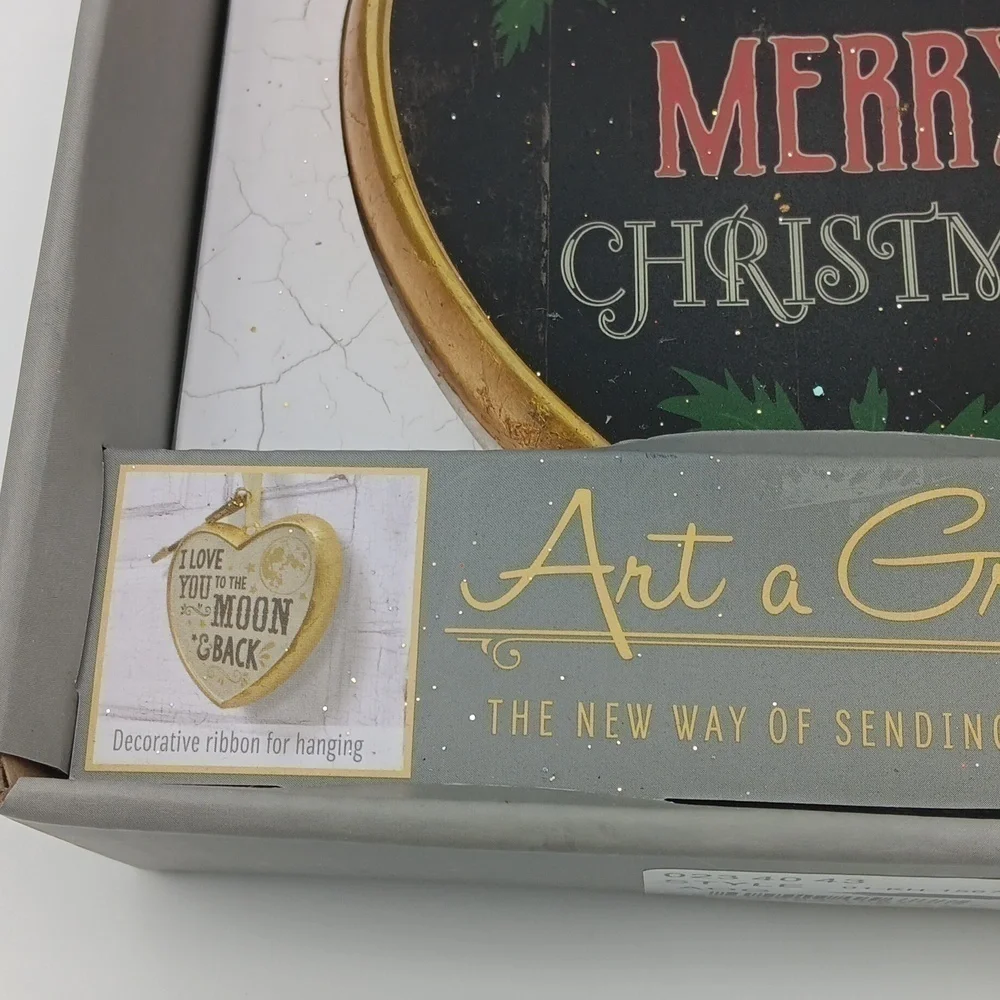 Art a Gram Merry Christmas Heart NIB